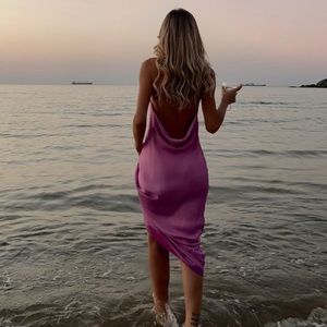 Zara Lingerie Slip Dress